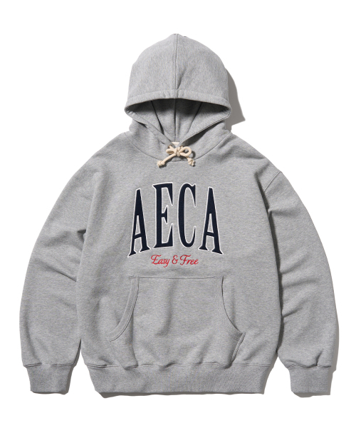 AECA（エイカ）の「AECA SYMBOL FELT HOODIE-GREY（パーカー・レディース・その他・MEDIUM/LARGE/X-LARGE/SMALL）」の5枚目の写真