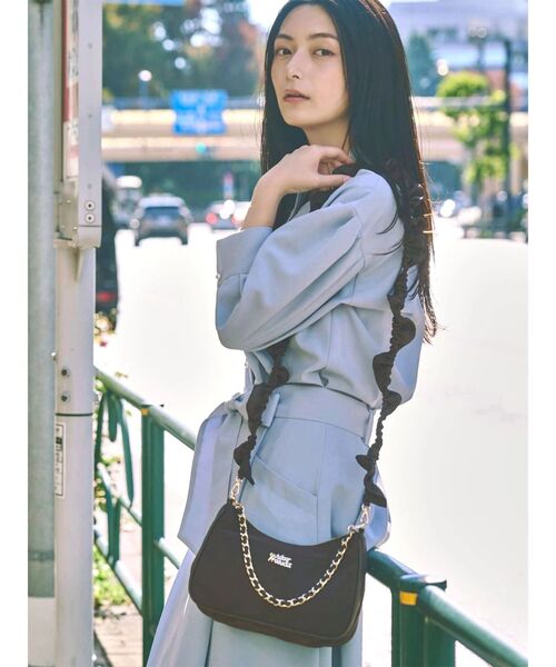 OUTDOOR別注】チェーンデザインミニショルダーバッグ（ショルダー