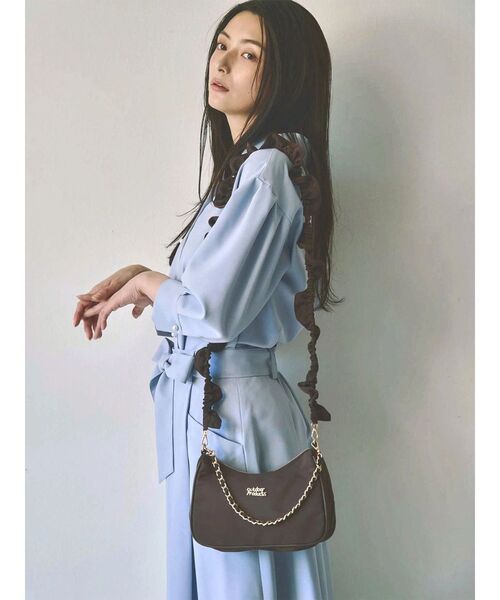 セール】【OUTDOOR別注】チェーンデザインミニショルダーバッグ