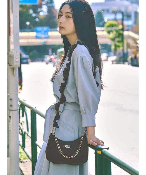 セール】【OUTDOOR別注】チェーンデザインミニショルダーバッグ