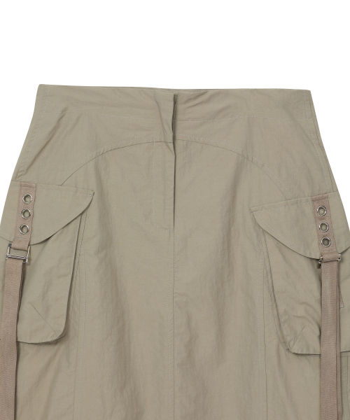 BAUF（バウフ）の「ポケットロングカーゴスカート[サンド]（スカート・レディース・その他・SMALL/MEDIUM）」の3枚目の写真