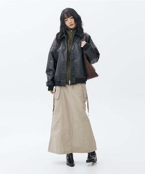 BAUF（バウフ）の「ポケットロングカーゴスカート[サンド]（スカート・レディース・その他・SMALL/MEDIUM）」の8枚目の写真