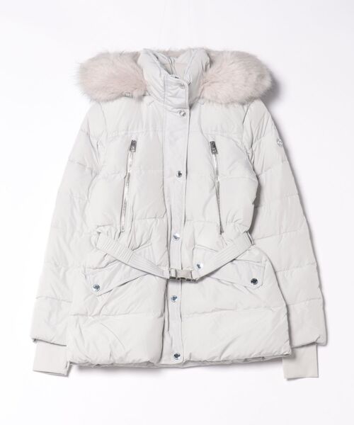 セール】ベルテッド フォー ジップ パファージャケット（ダウン