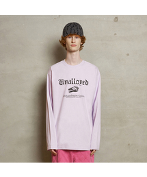 UNALLOYED（アナロイド）の「パスル ロングスリーブTシャツ / ライトパープル（Tシャツ/カットソー）」