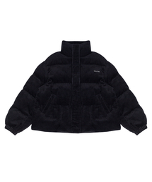 SELITIO（セレティオ）の「コーデュロイウェロンショートパファーブラック（ダウンジャケット/コート）」