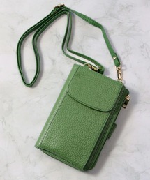 Blanc Pomme（ブランポム）の「本革 スマホポーチ 財布機能付き（ポーチ）」