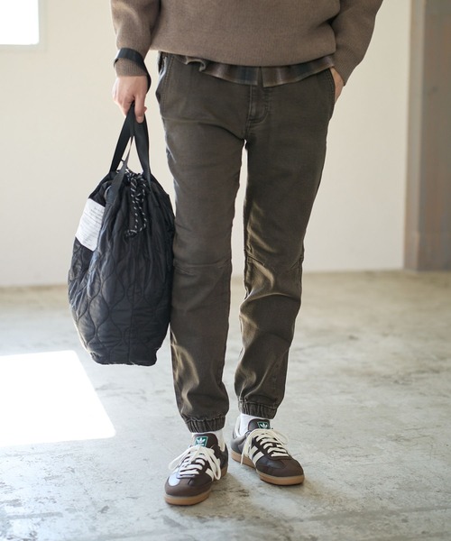 BAYFLOW（ベイフロー）の「【裏起毛・ストレッチ】WARM UPジョグパンツ（その他パンツ・メンズ・ライトグレー/ボルドー/ブラウン/ブラック/ブルー・SMALL/MEDIUM/LARGE/X-LARGE）」の3枚目の写真