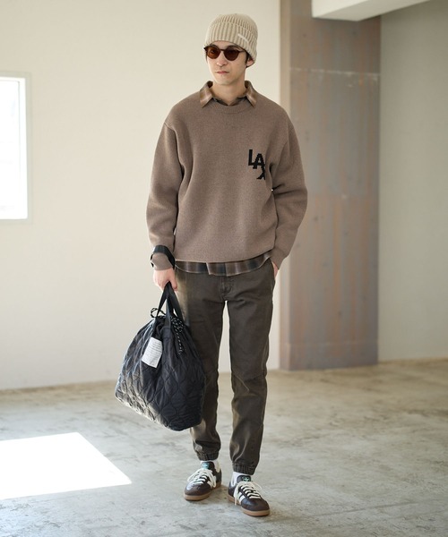 BAYFLOW（ベイフロー）の「【裏起毛・ストレッチ】WARM UPジョグパンツ（その他パンツ・メンズ・ライトグレー/ボルドー/ブラウン/ブラック/ブルー・SMALL/MEDIUM/LARGE/X-LARGE）」の21枚目の写真