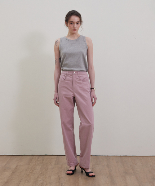 STEP AROUND（ステップアラウンド）の「Pigment washing panel pants_PINK（その他パンツ・レディース・その他・SMALL/MEDIUM）」の2枚目の写真