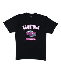 ダウンタウンシティウィールズ 半袖Tシャツ ブラック