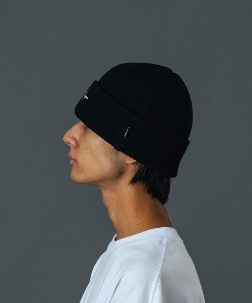 XLARGE（エクストララージ）の「EMBROIDERED LOGO CUFF BEANIE（ニットキャップ/ビーニー・メンズ・ブラック/オリーブ/ネイビー・ONE SIZE）」の8枚目の写真