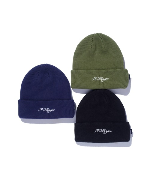 XLARGE（エクストララージ）の「EMBROIDERED LOGO CUFF BEANIE（ニットキャップ/ビーニー・メンズ・ブラック/オリーブ/ネイビー・ONE SIZE）」の17枚目の写真
