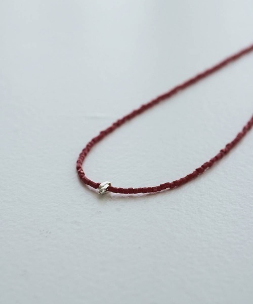 anuke(アンヌーク)の「anuke Color Beads Necklace カラービーズネックレス/62610914(ネックレス・レディース・レッド・ONE SIZE)」の6枚目の写真