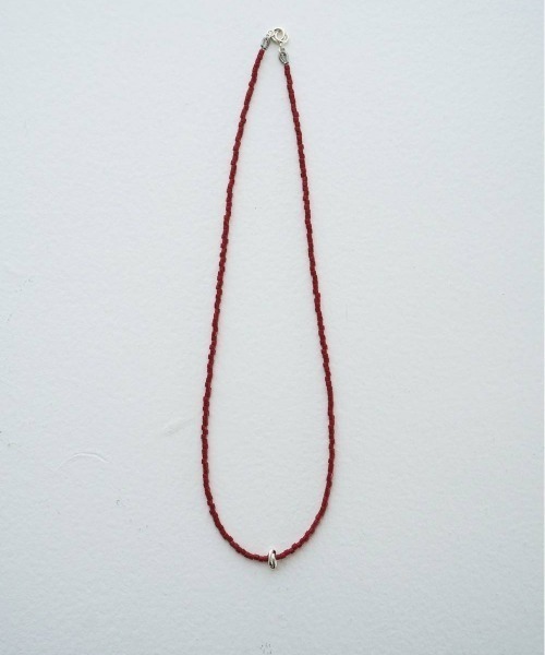 anuke(アンヌーク)の「anuke Color Beads Necklace カラービーズネックレス/62610914(ネックレス・レディース・レッド・ONE SIZE)」の5枚目の写真