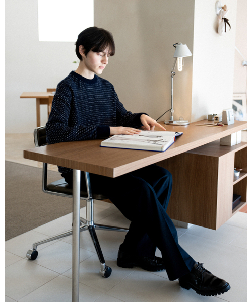 ASTLAY(アストレイ)の「Loveless Round Neck knit (Navy/M.Gray/Oat Gray)(ニット/セーター・メンズ・その他・3/2)」の2枚目の写真