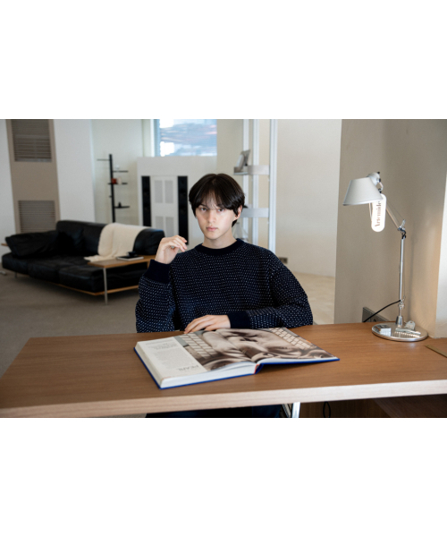 ASTLAY(アストレイ)の「Loveless Round Neck knit (Navy/M.Gray/Oat Gray)(ニット/セーター・メンズ・その他・3/2)」の3枚目の写真