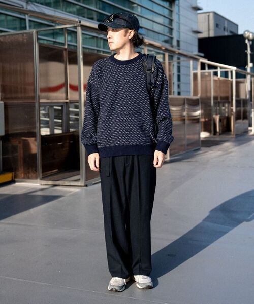 ASTLAY(アストレイ)の「Loveless Round Neck knit (Navy/M.Gray/Oat Gray)(ニット/セーター・メンズ・その他・3/2)」の8枚目の写真