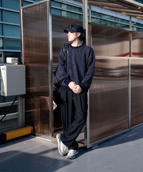 ASTLAY(アストレイ)の「Loveless Round Neck knit (Navy/M.Gray/Oat Gray)(ニット/セーター・メンズ・その他・3/2)」の12枚目の写真