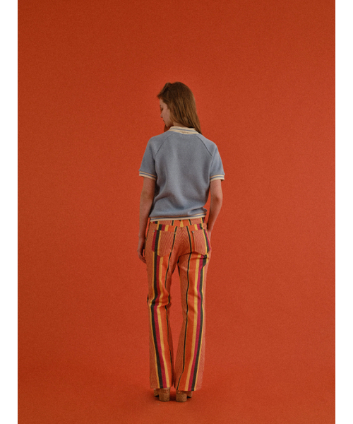 SUNDAY FRUIT MARKET(サンデーフルーツマーケット)の「W) CHERRY WAFFLE COLLAR TEE SKYBLUE(ポロシャツ・レディース・その他・SMALL/MEDIUM)」の8枚目の写真