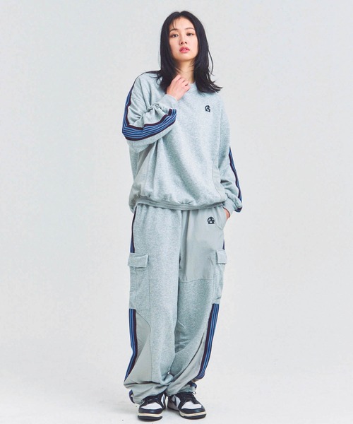 GALLIS ADDICTION(ガリスアディクション)の「GA 切替LINE CREW(スウェット・メンズ・ブラック/グレー・M/L)」の14枚目の写真