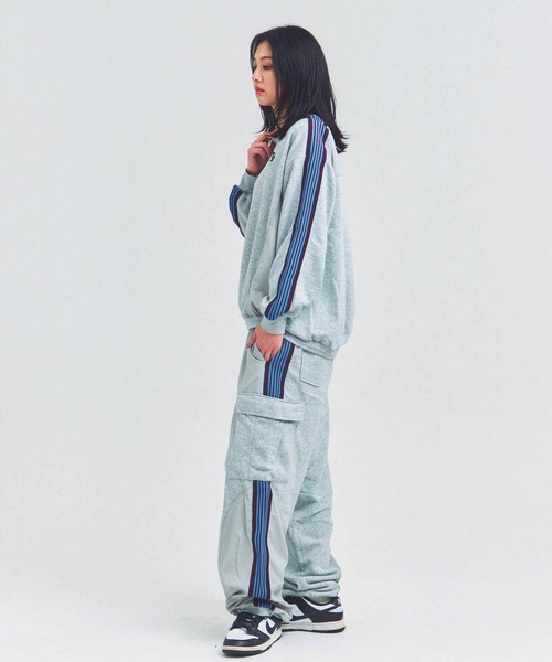 GALLIS ADDICTION(ガリスアディクション)の「GA 切替LINE CREW(スウェット・メンズ・ブラック/グレー・M/L)」の15枚目の写真