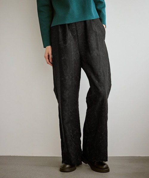 ROPE' PICNIC（ロペピクニック）の「ウィンターイージー刺繍パンツ（その他パンツ・レディース・ブラック/キナリ・S/M）」の13枚目の写真