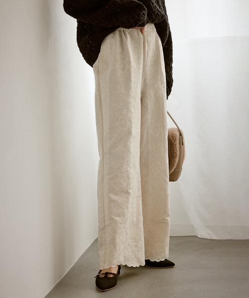 セール】ウィンターイージー刺繍パンツ（その他パンツ）｜ROPE' PICNIC