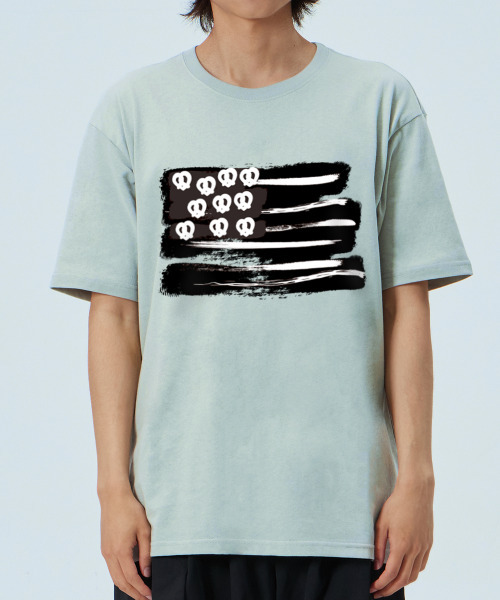 BY.L(バイエル)の「プレッツェルフラグ半袖Tシャツミント(Tシャツ/カットソー・メンズ・その他・MEDIUM/LARGE/X-LARGE)」の2枚目の写真