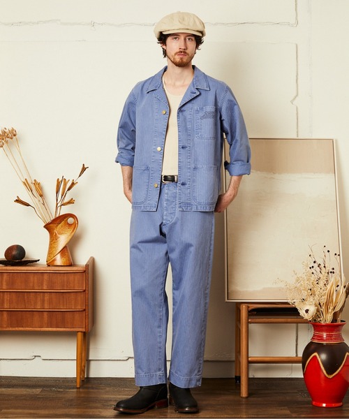 Schott/ショット/HERRINGBONE COVERALL/ヘリンボーン カバーオール
