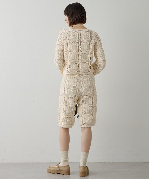 ハンドクロシェハーフパンツ（その他パンツ）｜Whim Gazette（ウィム