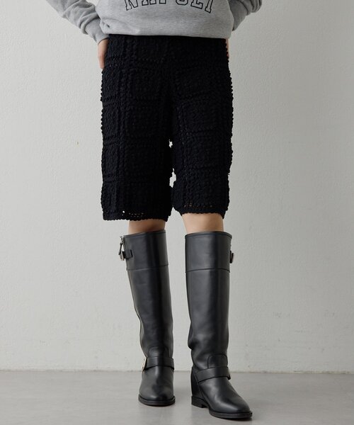 ハンドクロシェハーフパンツ（その他パンツ）｜Whim Gazette（ウィム