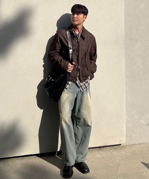 REFLYPERKY(リフライパーキー)の「LA8615 アメイズフローワイドデニム(SAND BLUE)(デニムパンツ・メンズ・その他・SMALL/X-SMALL/L(32)/M(30)/XL(34))」の13枚目の写真