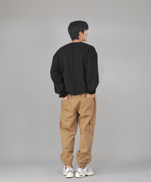 SAINTCREW(セントクルー)の「スナップボタンワイドカーゴジョガーパンツ SWC-361 キャメル(スウェットパンツ・メンズ・その他・MEDIUM/LARGE/X-LARGE)」の12枚目の写真