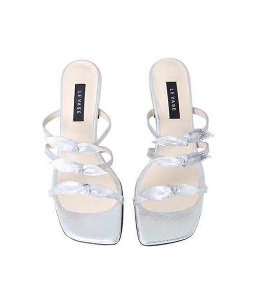 LEVASE（ルバズ）の「e.g) alice sandal-silver 5cm（サンダル・レディース・その他・38/39/35/36/37/36.5/37.5/35.5/38.5）」の2枚目の写真