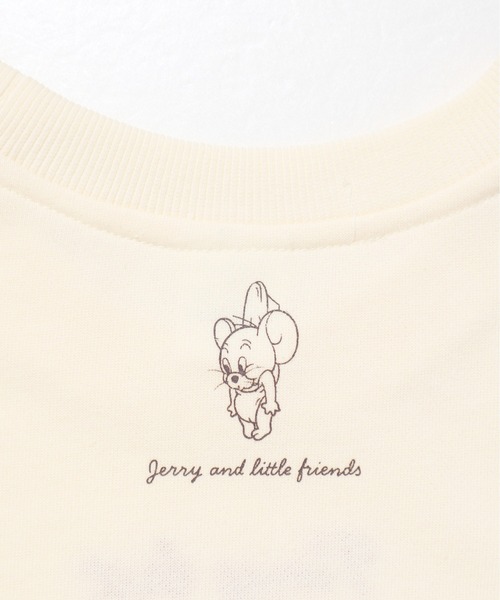 Tom&Jerry(トムアンドジェリー)の「【TOM&JERRY/トムとジェリー】裏毛サガラ刺繍クルーネックトレーナー(WIDE)(スウェット・レディース・クリーム/オレンジ/グリーン/杢グレー・LARGE/MEDIUM)」の18枚目の写真
