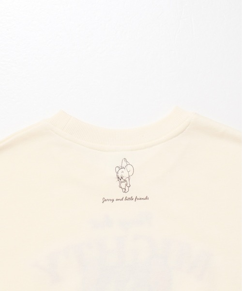 Tom&Jerry(トムアンドジェリー)の「【TOM&JERRY/トムとジェリー】裏毛サガラ刺繍クルーネックトレーナー(WIDE)(スウェット・レディース・クリーム/オレンジ/グリーン/杢グレー・LARGE/MEDIUM)」の17枚目の写真