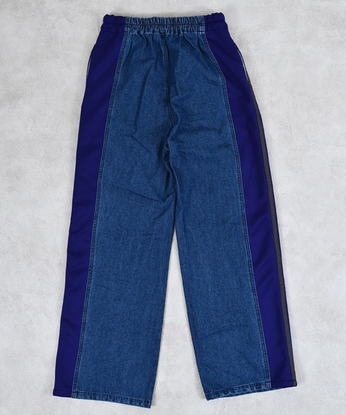 MARKEY'S（マーキーズ）の「トラックパンツリメイクデニムパンツ/おとな（デニムパンツ・レディース・ブルー/ブラック・160cm）」の19枚目の写真