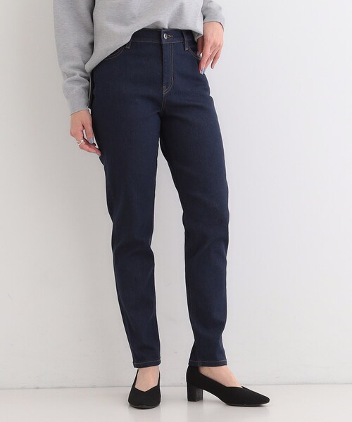 SHOO・LA・RUE（シューラルー）の「【SHOO・LA・RUE DENIM】揃えておきたい ストレッチデニムスキニーパンツ（デニムパンツ・レディース・ネイビー/ブルー・01/02/03/04/10）」の8枚目の写真
