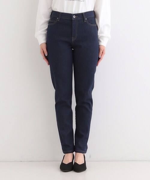 SHOO・LA・RUE（シューラルー）の「【SHOO・LA・RUE DENIM】揃えておきたい ストレッチデニムスキニーパンツ（デニムパンツ・レディース・ネイビー/ブルー・01/02/03/04/10）」の11枚目の写真