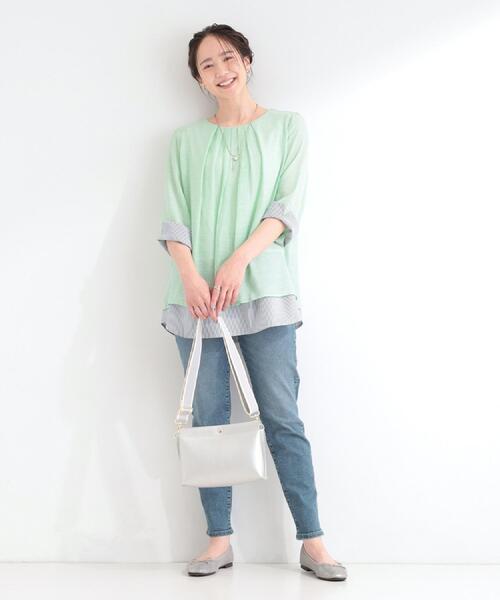 SHOO・LA・RUE(シューラルー)の「【SHOO・LA・RUE DENIM】毎日使いたくなる ストレッチデニムスキニーパンツ(デニムパンツ・レディース・ネイビー/ブルー・01/02/03/04/10)」の22枚目の写真