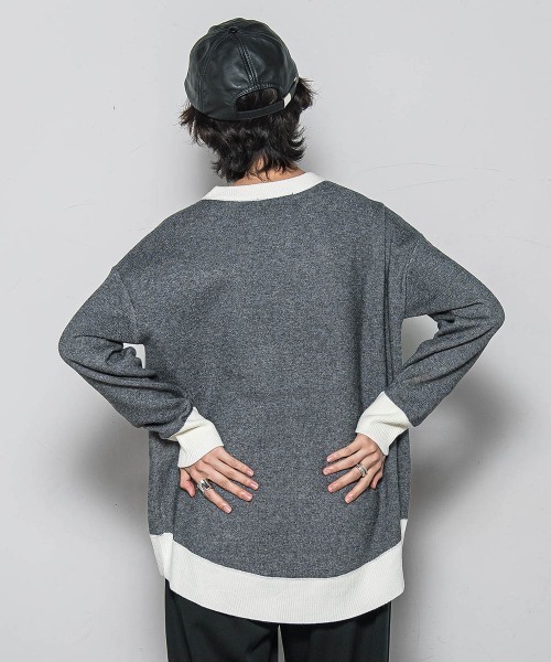 MAYSON GREY(メイソングレイ)の「BEARジャカードニット≪手洗い可能≫(ニット/セーター・レディース・ライトグレー/ベージュ・M)」の15枚目の写真