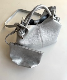 Q | ノットハンドルシボ トート(トートバッグ)