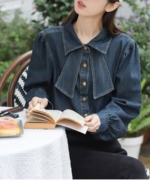 予約商品】「インディゴブルー」に該当するシャツ/ブラウス（デニム