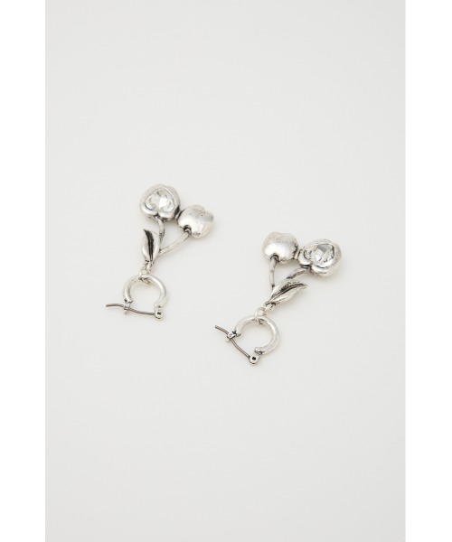 SLY（スライ）の「CHEERY P/EARRINGS チェリーピアス（ピアス（両耳用）・レディース・ゴールド/シルバー・FREE）」の8枚目の写真