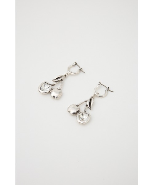 SLY（スライ）の「CHEERY P/EARRINGS チェリーピアス（ピアス（両耳用）・レディース・ゴールド/シルバー・FREE）」の6枚目の写真