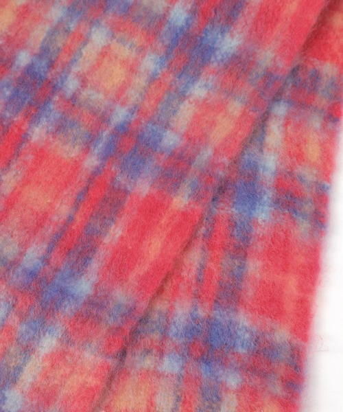 LEPSIM（レプシィム）の「インドチェックストール　581687（ストール/ショール・レディース・ネイビー/グリーン/レッド/ブルー・ONE SIZE）」の22枚目の写真