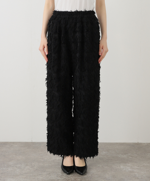 IENA（イエナ）の「カットジャガードパンツ（その他パンツ・レディース・ブラック・36/38）」の9枚目の写真