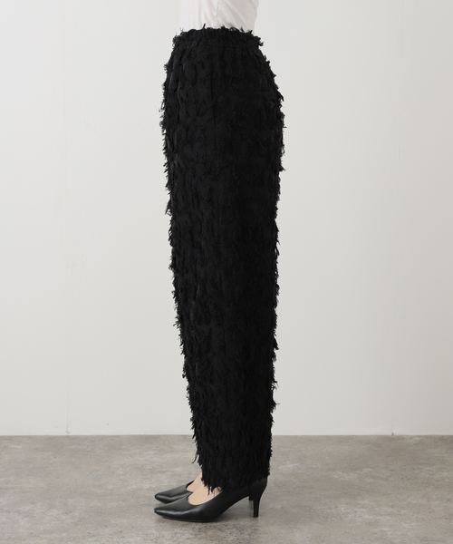 IENA（イエナ）の「カットジャガードパンツ（その他パンツ・レディース・ブラック・36/38）」の10枚目の写真