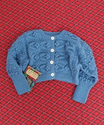 CHILD WOMAN | ネパールギルボックス もよう編みショートカーディガン(カーディガン/ボレロ)