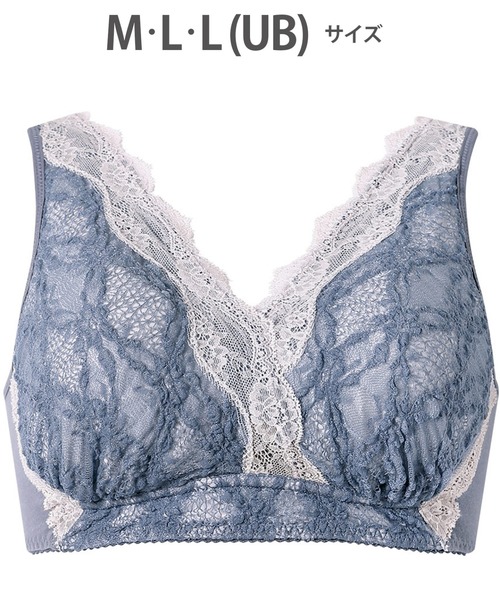 WACOAL（ワコール）の「「ナイトアップブラ」　ノンワイヤー（ナイトブラ・レディース・スモークピンク/ミント/ブルー・L/L(UB-)/M）」の7枚目の写真